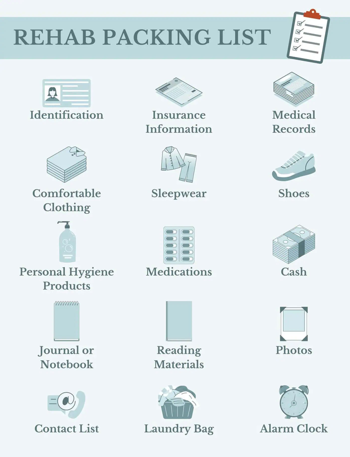 Pack Essentials And Comfort Items